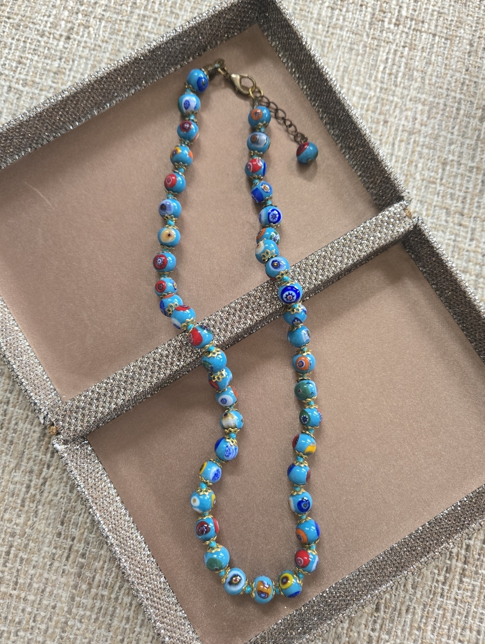 Glass Of Venice Murano Glass Beaded Necklace